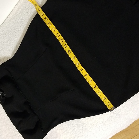 Vintage Strapless Little Black Dress by Algo Petite / Sz 4 / Black - Picture 16 of 17